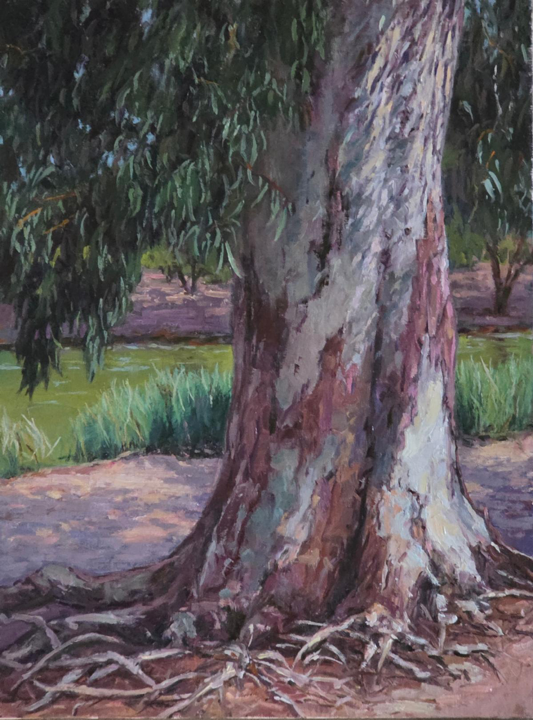 Old Soul 16 x 12 oil by Linda Ahearn