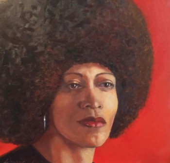 Angela Davis - oil SOLD