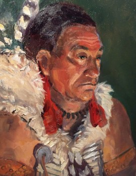 Native American, Oil 11x14